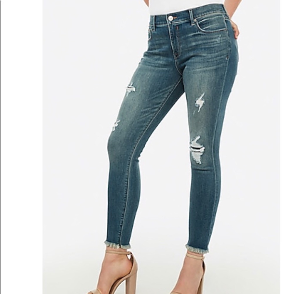 Express Mid Rise Ankle Legging